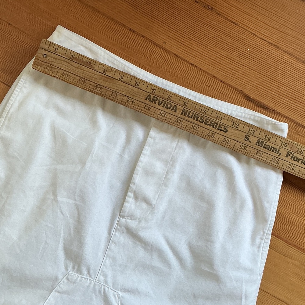 Bassike White Button-Detail Skirt Shorts - Picture 7 of 9